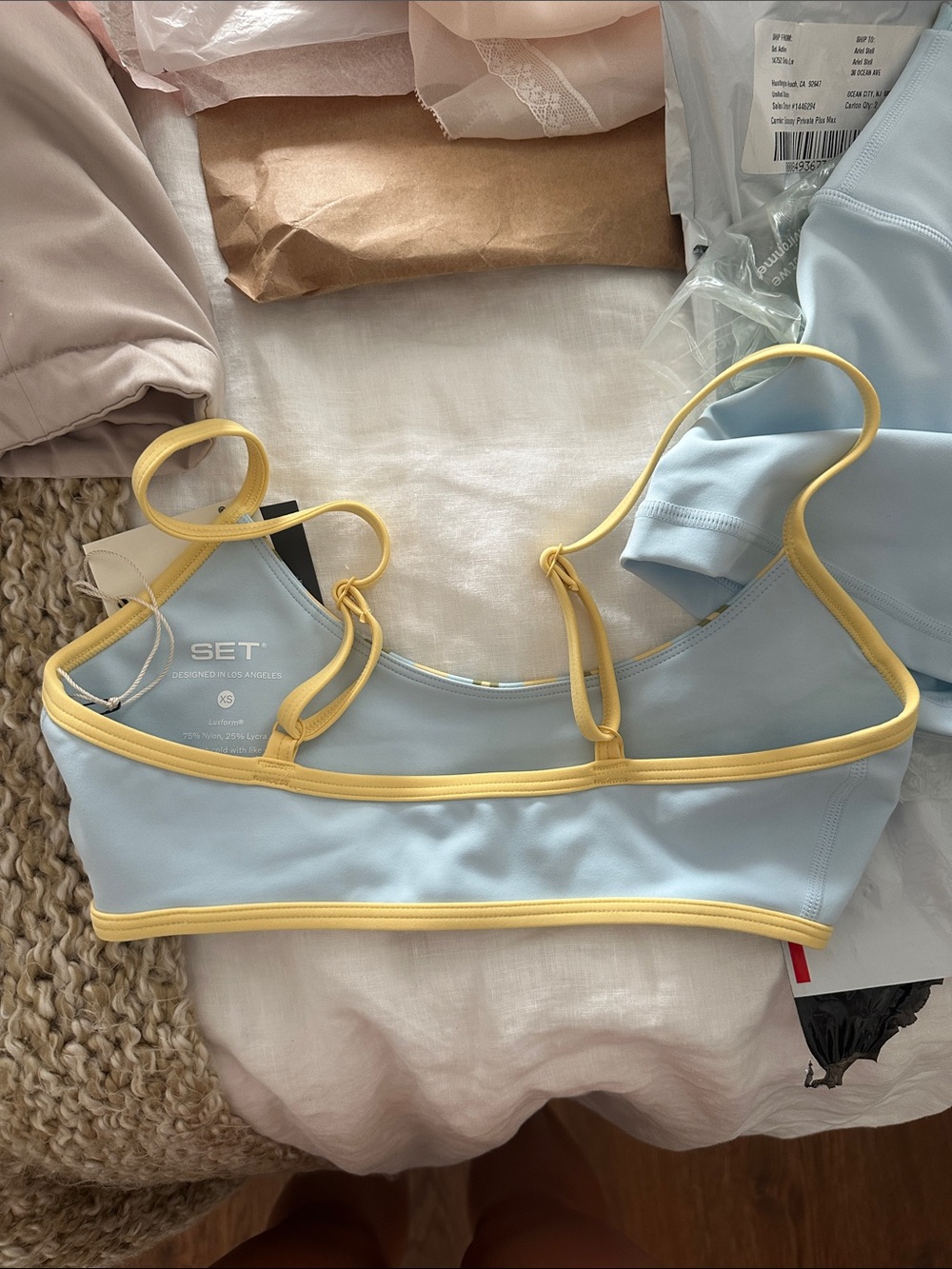 LUXFORM® LUX STRIPE CURVE BRA - PALMA - Picture 5 of 5